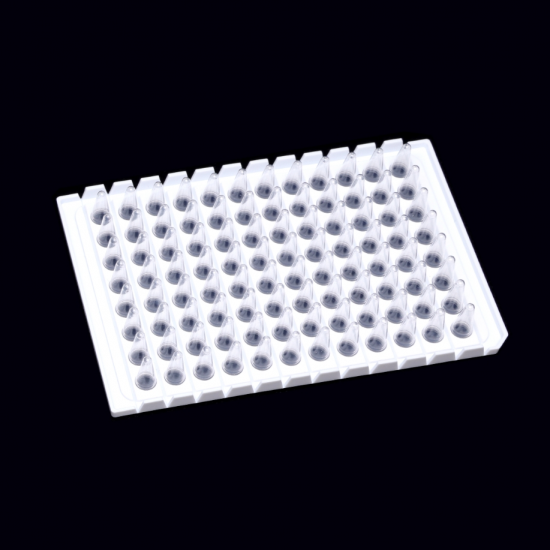 0.1ml Breakable Dual-color 96-well PCR Plate,No skirt,Z18